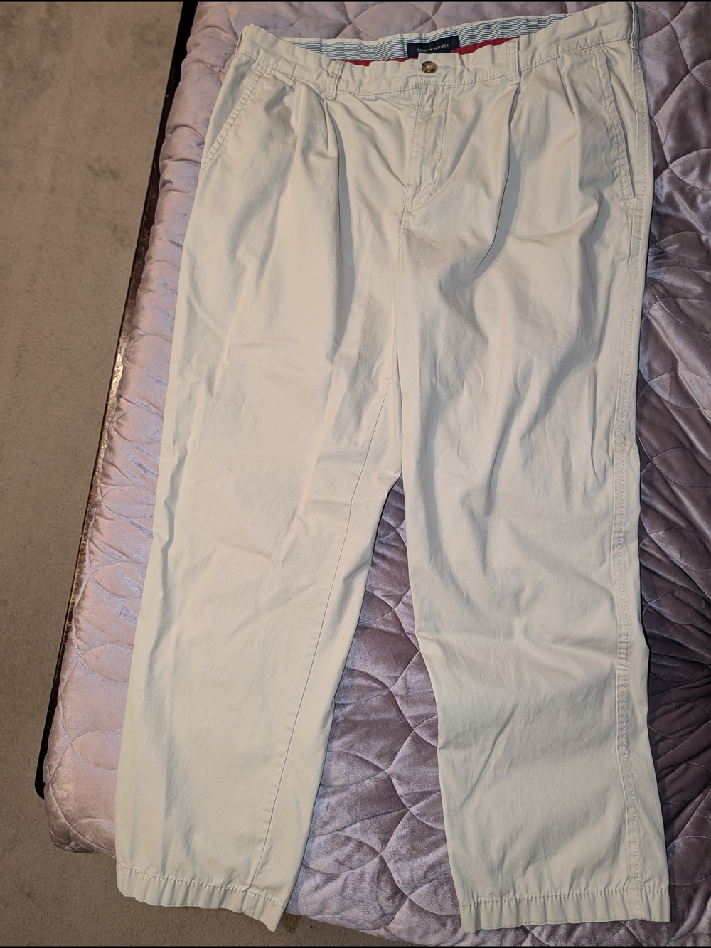 Tommy Hilfiger Off-White Casual Chino Pants